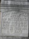 Record image of Lydia Ann Green (born Prater)