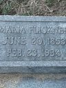 Record image of Maria Flickner (geb. Goering)