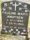 Record image of Pauline Marie Knutsen (born Pedersen)