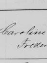 Record image of Caroline Benedikte Pedersen Lund (born Frederiksen)