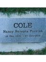 Record image of Nancy Sarepta Cole (born PARISH (PARRISH))
