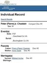 Record image of Ann Chastain (born Soblet)