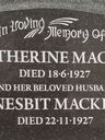 Record image of Catherine Mackie (born Ramsay)