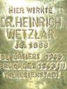 Record image of Dr. Heinrich Wetzlar