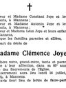 Record image of Marie Clémentine Joye (geb. Rossier)