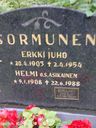 Record image of Helmi Sormunen (born Asikainen)