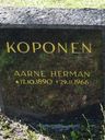 Record image of Aarne Hermanni Reinhold Koponen