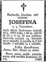 Record image of Josefina Henriksdotter Martikainen (born Tapaninen)