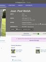 Record image of Joan Welsh (geb. Post)