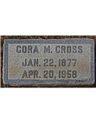 Record image of Cora Maria Snyder-Cross (born Jones)