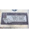 Record image of Maria Alicia Lopez (born Ayala)
