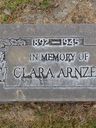Record image of Clara R. Arnzen (born Trautman)