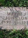 Record image of Johanne Marie Johnson (born Christopherson)