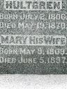 Record image of Maja Stina "Mary" Hultgren (o.s. Pettersdotter)