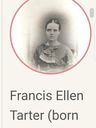 Record image of Frances Ellen Tarter (born Hawkins)