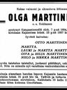 Record image of Olga Maria Malakiaksentytär Marttinen (born Hokkanen)