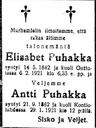 Record image of Antti Antinpoika Puhakka