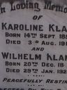 Record image of Mathilde Karoline Klante (nacida Lehmann)