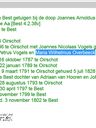 Record image of Clara Francisse (Klara) Vogels (born van der Aa)