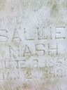 Record image of Sarah (Sallie) Nash (born Cash)