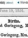Record image of Sarah Hannah Higgerson (born Moon)