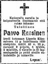 Record image of Paul Yrjönpoika Kaasinen