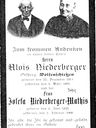 Record image of Anna Maria Josefa Sara Niederberger (geb. Mathis)