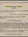 Record image of Rev. Freerk Johan Jansen