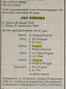 Record image of Jan Pieters Kingma