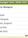Record image of Thomas Henry Sturgess