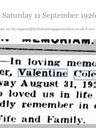 Record image of Valentine Coleman