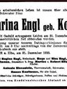 Record image of Katharina Engl (geb. Koralek)