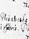 Record image of Elisabetha Schick (geb. Deubel)