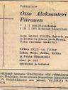 Record image of Otto Aleksanteri Piironen