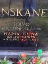 Record image of Hilma Elina Tanskanen (born Tarvainen)