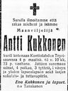 Record image of Antti Antinpoika Kukkonen