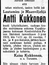 Record image of Antti/ Anders Laurinpoika Kukkonen