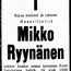 Record image of Mikko Mikonpoika Ryynänen