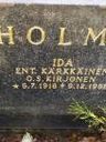 Record image of Iida Mikontytär Holma / Kärkkäinen (born Kirjonen)