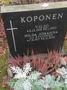 Record image of Hilda Johanna ++ Koponen (born Kyllönen)