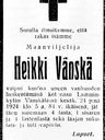 Record image of Heikki Juho Tahvonpoika Vänskä