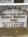 Record image of Maria Rosina John (born Wirsing)