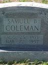 Record image of Samuel 'Sam' Blake Coleman