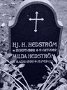 Record image of Hulda Josefina Hedström (born Jansson)