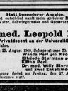 Record image of Dr. med. Leopold Moritz Perl
