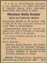 Record image of Peter Martin Emil Kremer