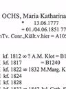Record image of Eva Maria Catharina Stumm (nascida Ochs)