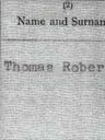 Record image of Thomas Roberts