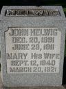 Record image of Mary Helwig (born Moyer)