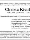 Record image of Christa Kienlein (geb. Werner)